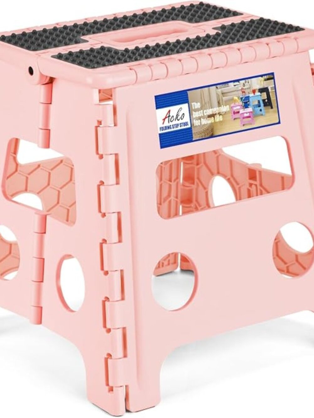 Folding Step Stool 13 inch Height Premium Heavy Duty Foldable Step Stools